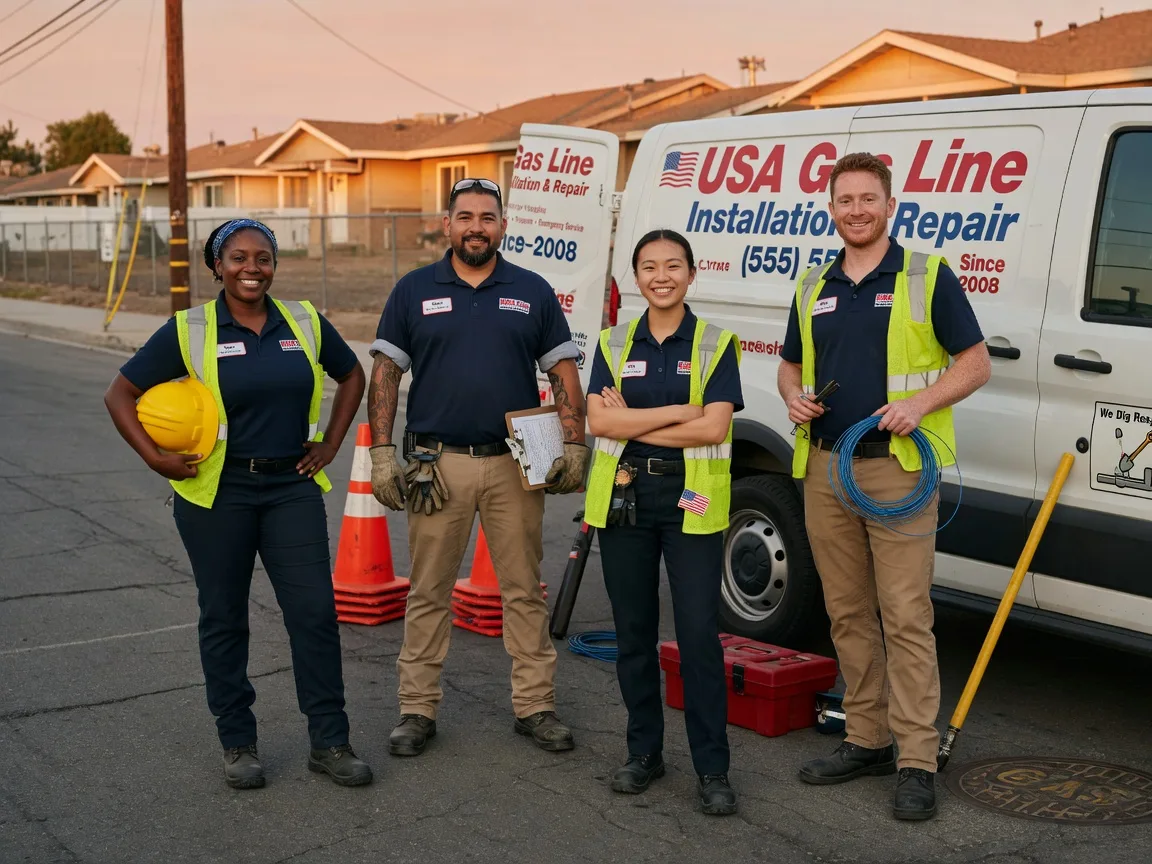 Gas Line Installation company in Newsoms, VA
